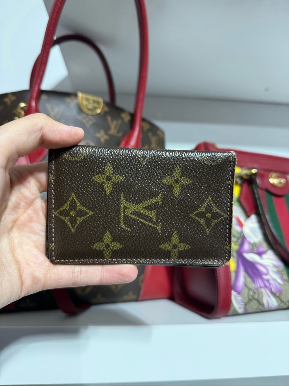 Louis Vuitton Brown Monogram Card Case
